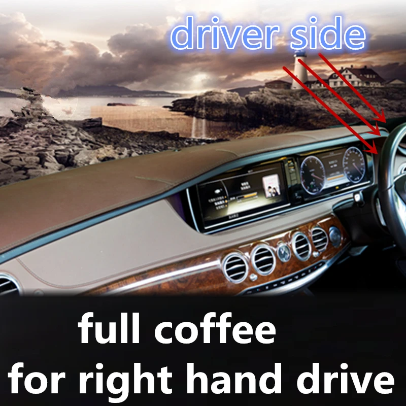 Кожаный коврик для приборной панели BMW 7 Series G4 E65 E66 E67 E68 730D 740LI 750 760 | Автомобили и