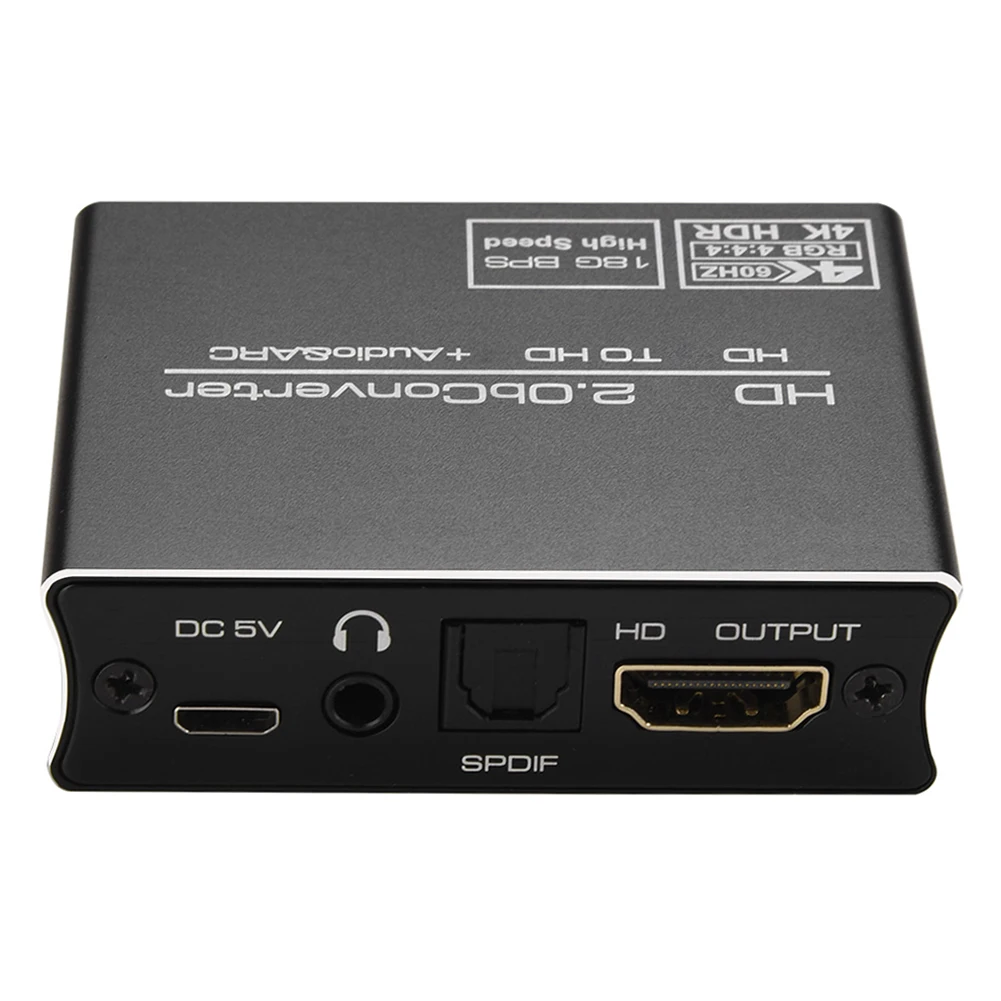 Audio Converter Adapter Splitter Support ExtractorAudio Converter HDMI-compatible 2.0b 4K 60Hz L/R SPDIF Audio Adapter
Audio Converter Adapter Splitter Support ExtractorAudio Converter HDMI-compatible 2.0b 4K 60Hz L/R SPDIF Audio Adapter