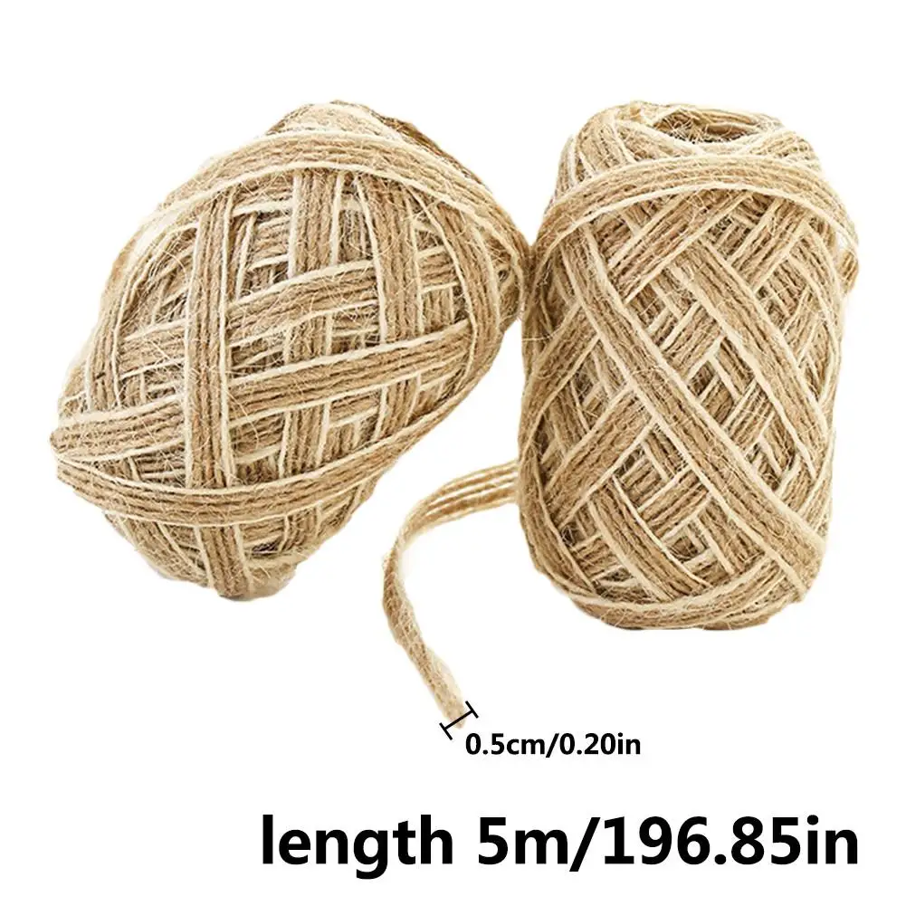 5M/Roll Jute Burlap Hessian Hemp Ribbon Vintage Rustic Wedding Party Christmas Decoration DIY Crafts Gift Packaging Ribbon
5M/Roll Jute Burlap Hessian Hemp Ribbon Vintage Rustic Wedding Party Christmas Decoration DIY Crafts Gift Packaging Ribbon