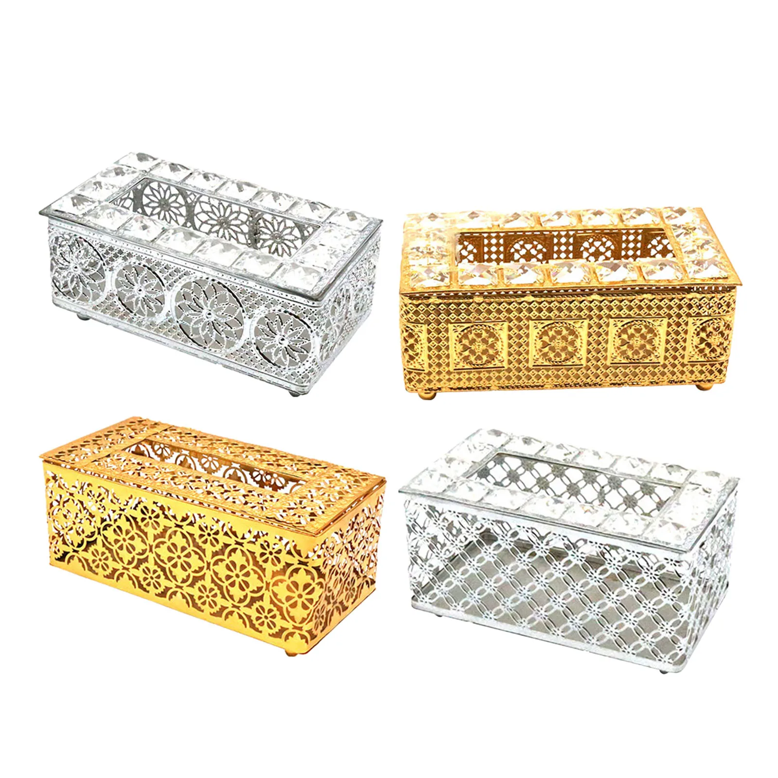 Rectangular Tissue Box Elegant Crystal Napkin Holder Cover for Living Room Bathroom Car Bedroom Home Office Supplies
Rectangular Tissue Box Elegant Crystal Napkin Holder Cover for Living Room Bathroom Car Bedroom Home Office Supplies