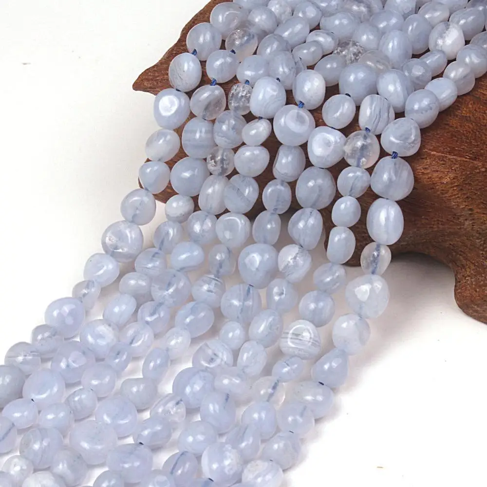 Natural Blue Stripe Agate Gravel Gemstone Loose Stone 5-7 mm For Necklace Bracelet DIY Jewelry Making 15inch Strand
Natural Blue Stripe Agate Gravel Gemstone Loose Stone 5-7 mm For Necklace Bracelet DIY Jewelry Making 15inch Strand