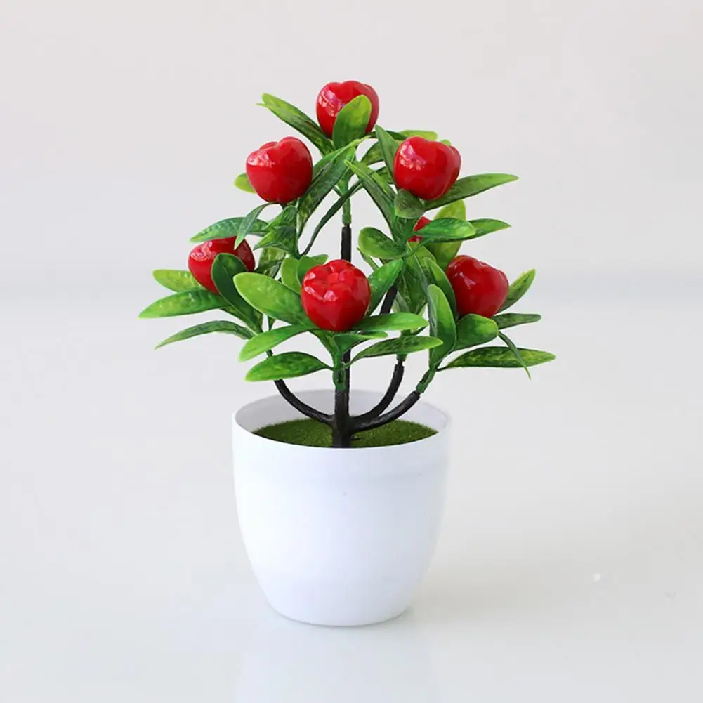 Artificial Bonsai Delicate Realistic Plastic Decorative Simulated Fruits Plants for Home
Artificial Bonsai Delicate Realistic Plastic Decorative Simulated Fruits Plants for Home