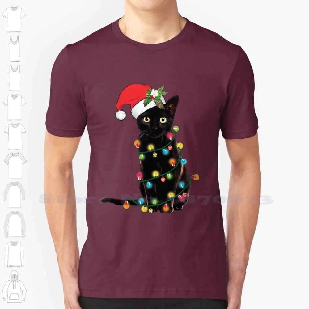 Black Santa Cat Tangled Up In Lights Christmas Santa T - Shirt Graphic Custom Funny Hot Sale Tshirt Cat Cats Kitten Kitty Xmas
Black Santa Cat Tangled Up In Lights Christmas Santa T - Shirt Graphic Custom Funny Hot Sale Tshirt Cat Cats Kitten Kitty Xmas