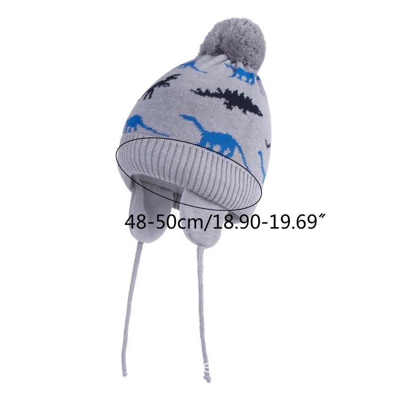 Toddler Baby Boys Cartoon Dinosaur Jacquard Beanie Winter Warm Knitted Hat Earflap Children Ear Protection Cap Kids Gift 
Toddler Baby Boys Cartoon Dinosaur Jacquard Beanie Winter Warm Knitted Hat Earflap Children Ear Protection Cap Kids Gift