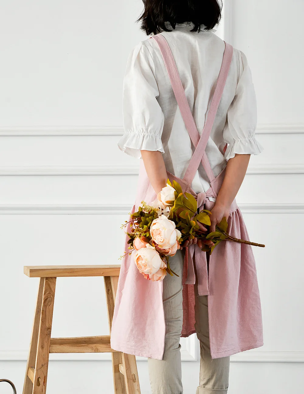 Restaurant Cooking Apron Cotton Linen Florist Coffee Shop Working Apron Brief BBQ Bib Aprons For Women Lady Cleaning Tools 
Restaurant Cooking Apron Cotton Linen Florist Coffee Shop Working Apron Brief BBQ Bib Aprons For Women Lady Cleaning Tools