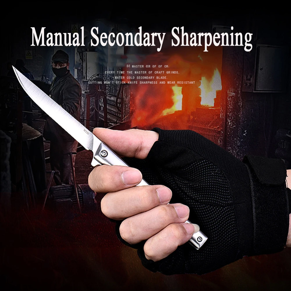M390 Steel Pocket Folding Kitchen Knife Self Defence Mini Camping Fruit Knives Cooking Tools EDC Outdoor Tactical Hunting Knife
M390 Steel Pocket Folding Kitchen Knife Self Defence Mini Camping Fruit Knives Cooking Tools EDC Outdoor Tactical Hunting Knife