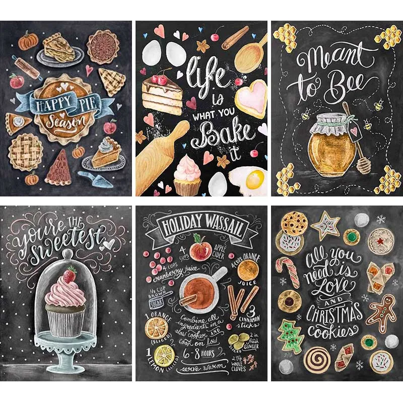 Food Daimond Painting Cake Dessert Chocolate Full Drill 5d Diy Diamond Embroidery Blackboard Word Rhinestone Home Decor Gift D30
Food Daimond Painting Cake Dessert Chocolate Full Drill 5d Diy Diamond Embroidery Blackboard Word Rhinestone Home Decor Gift D30