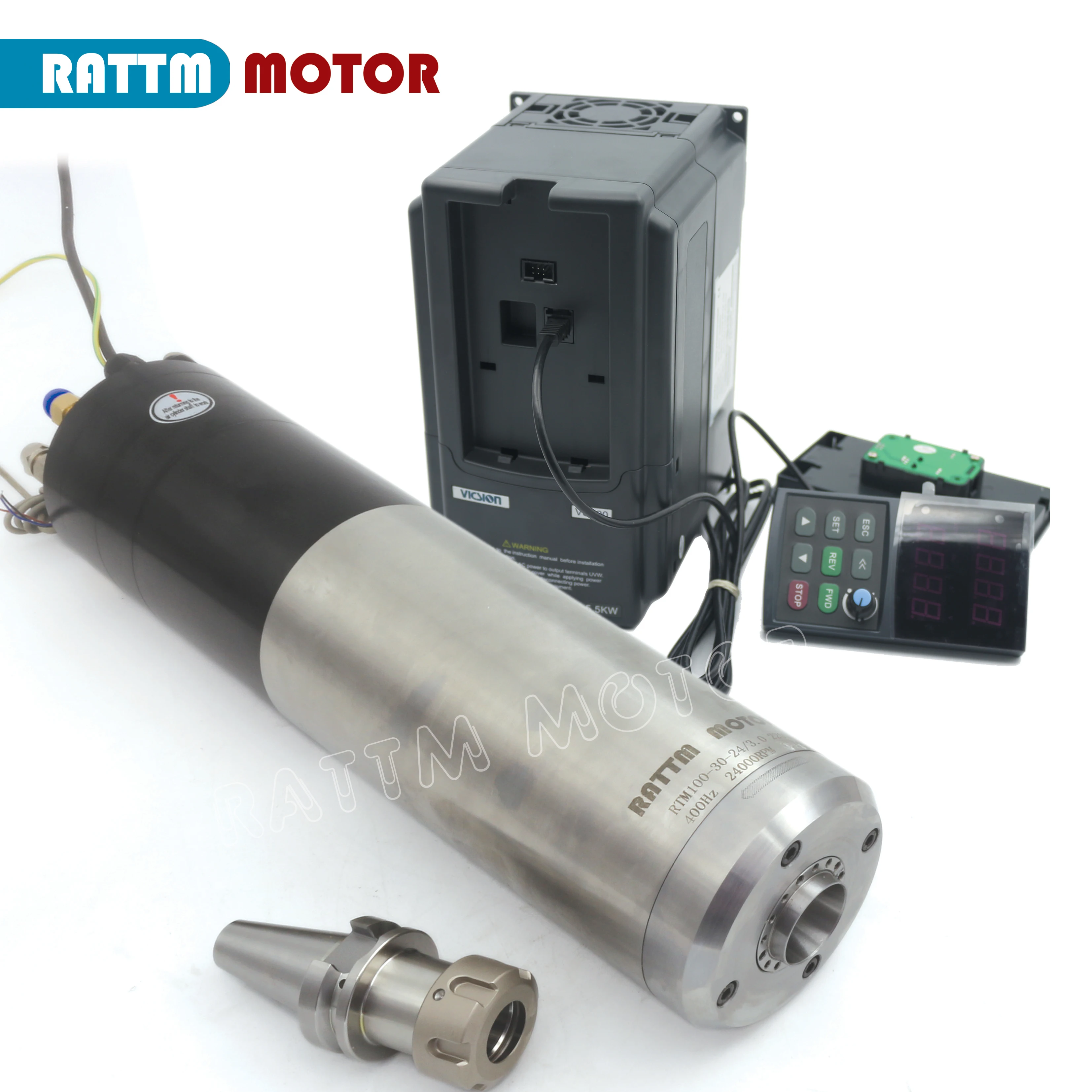 3KW BT30 УВД ЧПУ шпиндель с водным охлаждением Автоматическая смена инструмента электродвигатель вращения шпинделя с 380V & 3.7KW частотно-регулируемым приводом SUNFAR инвертор для фрезерного станка с ЧПУ
3KW BT30 УВД ЧПУ шпиндель с водным охлаждением Автоматическая смена инструмента электродвигатель вращения шпинделя с 380V & 3.7KW частотно-регулируемым приводом SUNFAR инвертор для фрезерного станка с ЧПУ