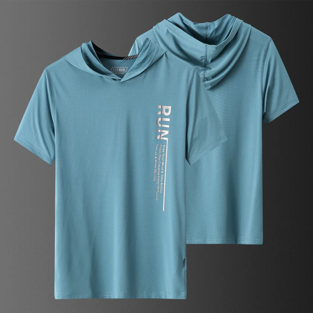 New Men's Running T-Shirt Summer Sports Fitness Top With Hat Basketball Football Clothes Jogging Gym Quick-Dry Muscle Shirts Men
New Men's Running T-Shirt Summer Sports Fitness Top With Hat Basketball Football Clothes Jogging Gym Quick-Dry Muscle Shirts Men
