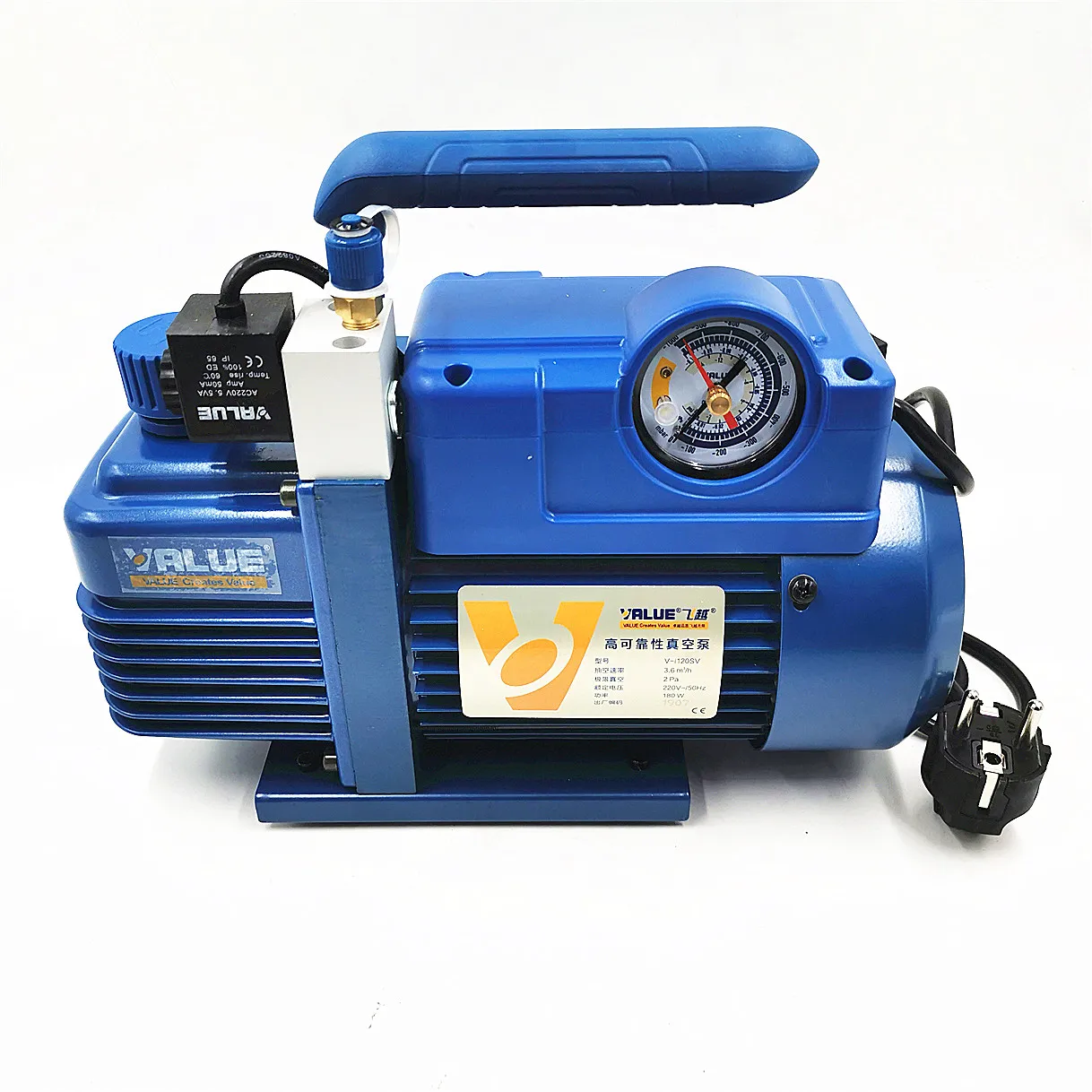 3.6m3/h 220V 180W V-i120SV air conditioning laboratory air pump refrigerate R410 vacuum pump 1L R410 R407C, R134a, R12, R22
3.6m3/h 220V 180W V-i120SV air conditioning laboratory air pump refrigerate R410 vacuum pump 1L R410 R407C, R134a, R12, R22