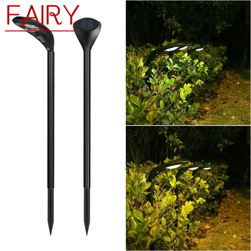 FAIRY Outdoor Solar Lawn Light Black Waterproof LED Fixture Decorative Lighting For Lawn Courtyard Garden Landscape
FAIRY Outdoor Solar Lawn Light Black Waterproof LED Fixture Decorative Lighting For Lawn Courtyard Garden Landscape