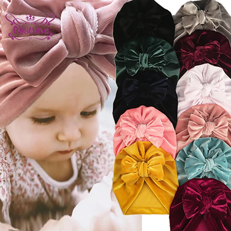 1 PCS Comfortable Soft Gold Velvet Baby Warm Hats Solid Color Handmade Big Bowknot Toddler Caps Cute Bows Turban Birthday Gifts
1 PCS Comfortable Soft Gold Velvet Baby Warm Hats Solid Color Handmade Big Bowknot Toddler Caps Cute Bows Turban Birthday Gifts