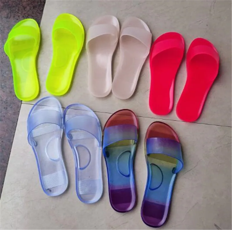 Slippers Women 2021 Summer Woman Jelly Shoes Candy colors PVC Flat Sandal Ladies Peep Toe Casual Slides Female Flip Flops Beach
Slippers Women 2021 Summer Woman Jelly Shoes Candy colors PVC Flat Sandal Ladies Peep Toe Casual Slides Female Flip Flops Beach