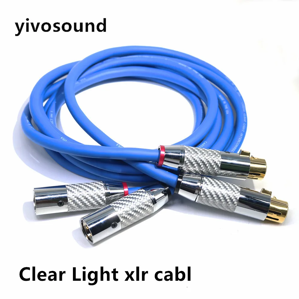 yivosound Clear Light hifi audio male female xlr cable signal line rca interconnect cable
yivosound Clear Light hifi audio male female xlr cable signal line rca interconnect cable