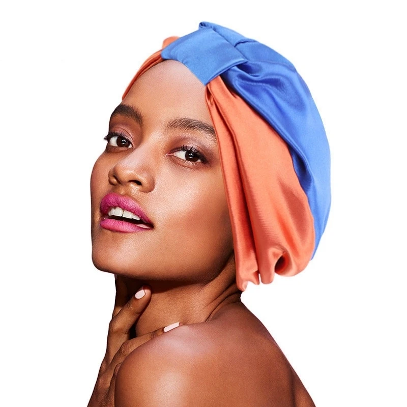 1Pcs Fashion Hair Cap For Sleeping Chemotherapy Night Hat Stretch Imitation Knotted Haircaring Contrast Color Silk Turban
1Pcs Fashion Hair Cap For Sleeping Chemotherapy Night Hat Stretch Imitation Knotted Haircaring Contrast Color Silk Turban