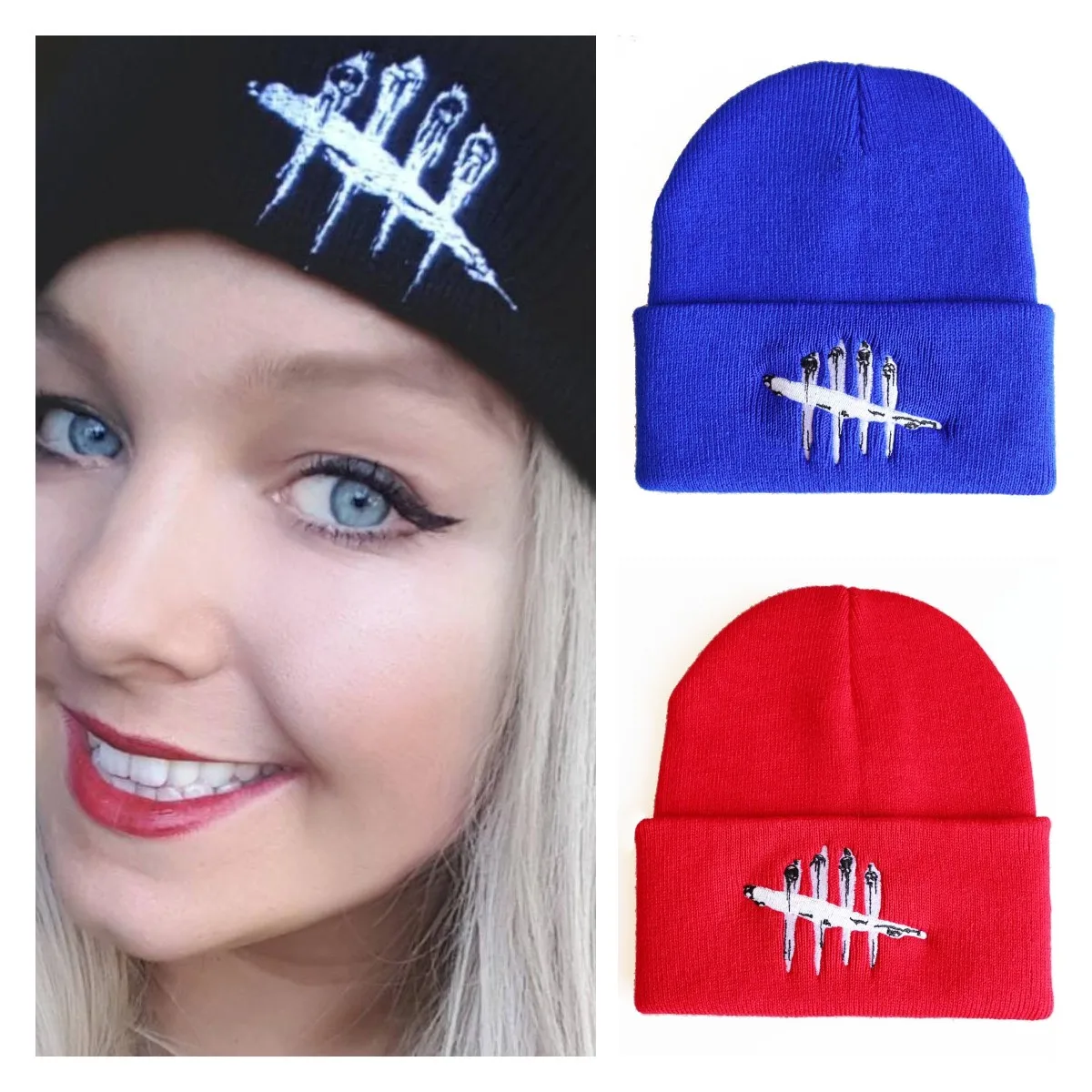 Horror game dead by daylight Cosplay hat warm wool knitted hat for both men and women in autumn and winter
Horror game dead by daylight Cosplay hat warm wool knitted hat for both men and women in autumn and winter