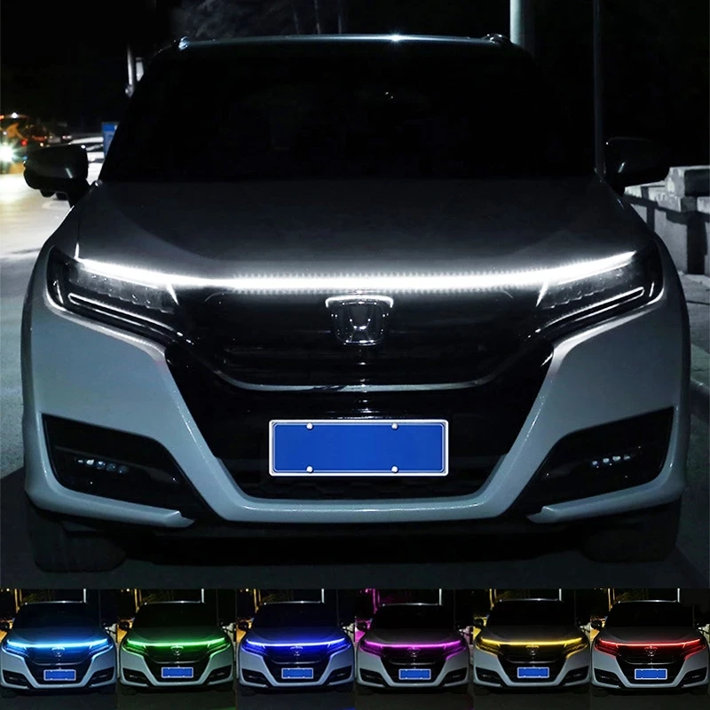 1pcs 150/180cm Waterproof Hood Light DRL Led Lights Strip for Hood Flexible Decoration Lamp Universal Car Light Assembly 12V
1pcs 150/180cm Waterproof Hood Light DRL Led Lights Strip for Hood Flexible Decoration Lamp Universal Car Light Assembly 12V