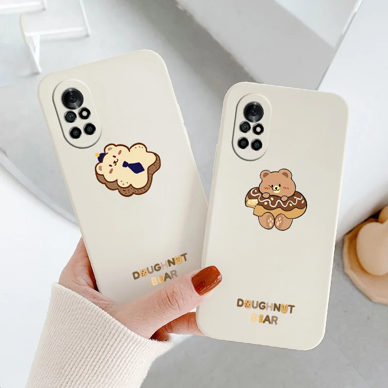 Bear Biscuits Phone Case For Huawei Nova8 8Pro 8SE Nova 7 7Pro 7SE 6 6se 5 5Pro 5Z 5I 5Ipro 5T 4 4E Liquid Silicone Cover
Bear Biscuits Phone Case For Huawei Nova8 8Pro 8SE Nova 7 7Pro 7SE 6 6se 5 5Pro 5Z 5I 5Ipro 5T 4 4E Liquid Silicone Cover