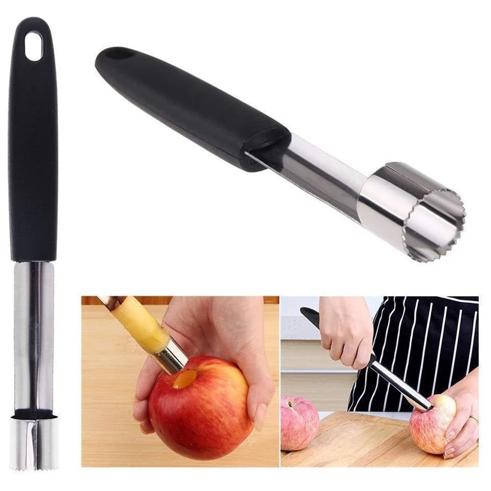 4-Stainless Steel Core Seed Remover Fruit Apple Pear Corer Easy Twist Kitchen Tool
4-Stainless Steel Core Seed Remover Fruit Apple Pear Corer Easy Twist Kitchen Tool
