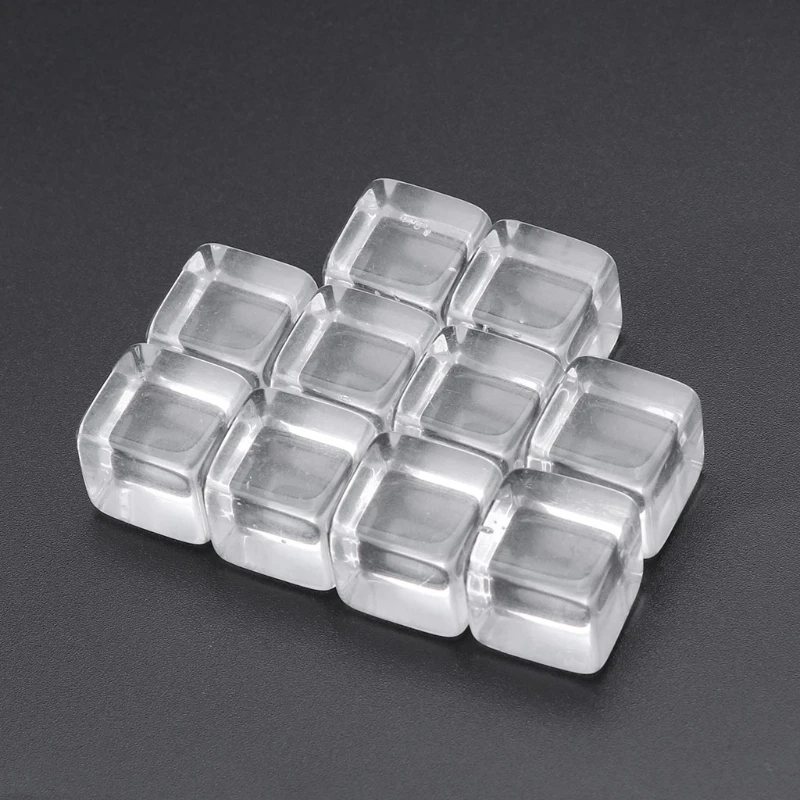 10pcs 16mm Blank Dice Transparent Acrylic DIY Write Painting Graffiti Board Game 
10pcs 16mm Blank Dice Transparent Acrylic DIY Write Painting Graffiti Board Game