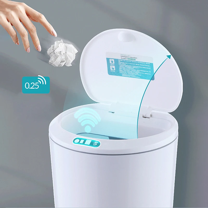 NEW 3/5L Smart Trash Cans Intelligent Desktop Waste Bin Automatic Touchless Trash Bin Infrared Motion Sensor Garbage Bucket
NEW 3/5L Smart Trash Cans Intelligent Desktop Waste Bin Automatic Touchless Trash Bin Infrared Motion Sensor Garbage Bucket