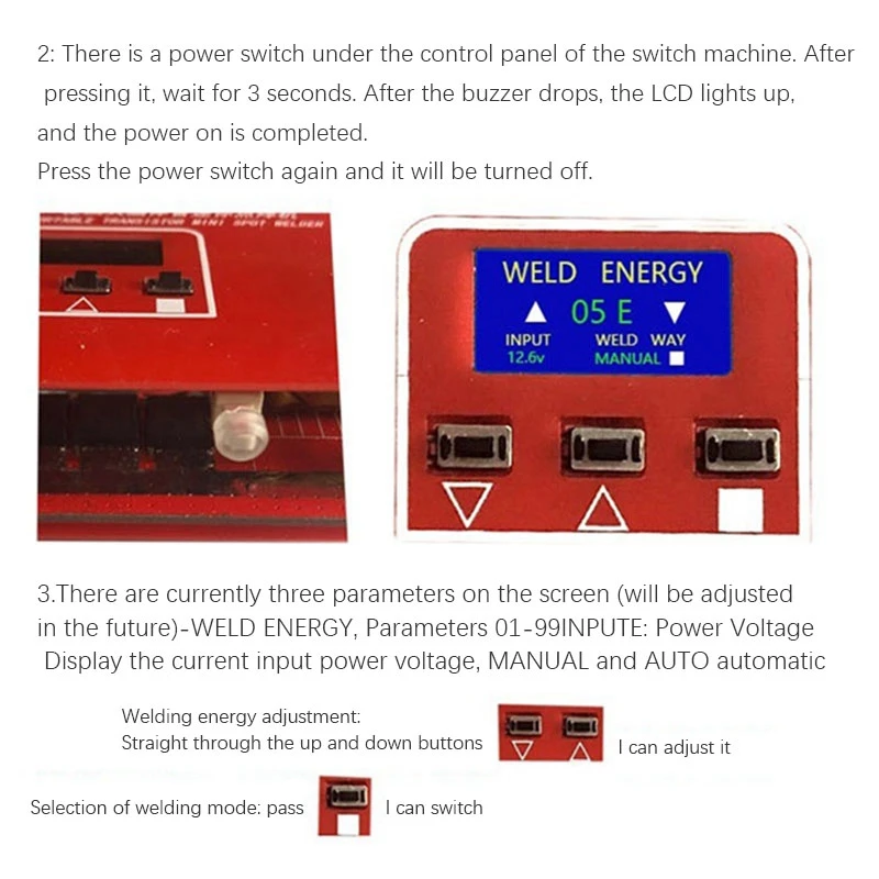WM-1 Portable Transistor Mini Spot Welder DIY Mini Spot Welder Machine for 18650 Battery Various Welding Power Supply
WM-1 Portable Transistor Mini Spot Welder DIY Mini Spot Welder Machine for 18650 Battery Various Welding Power Supply