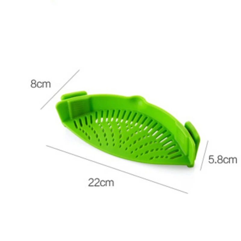 Kitchen Drains Heat Resistant Clip on Silicone Strainer Colander Fit Pots and Bowls for Veggies Pasta Noodles Hot
Kitchen Drains Heat Resistant Clip on Silicone Strainer Colander Fit Pots and Bowls for Veggies Pasta Noodles Hot