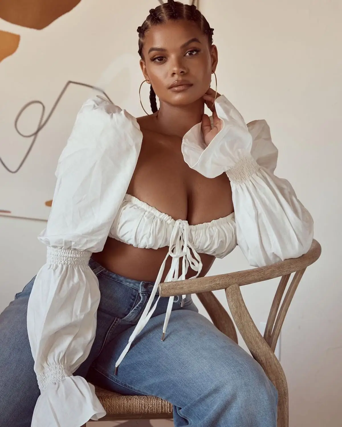 Shirred White Puff Sleeve Tie Front Top Women Blouse Shirts Elegant Hot Sexy Backless Crop Tops Fashion Blusas
Shirred White Puff Sleeve Tie Front Top Women Blouse Shirts Elegant Hot Sexy Backless Crop Tops Fashion Blusas