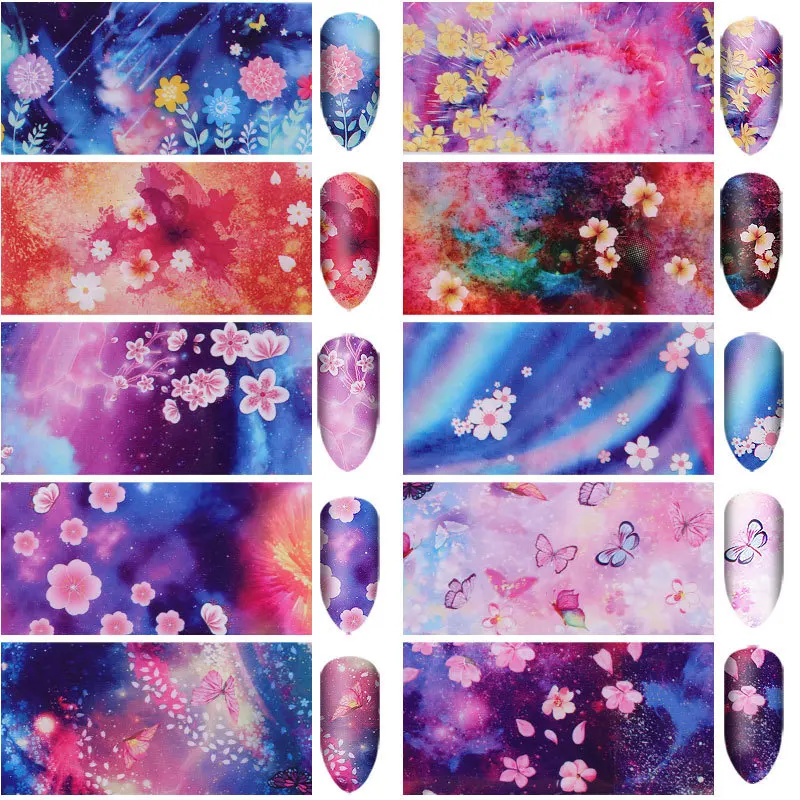 1 Box Holographic sky Nail Art Transfer Foil Sticker Set Paper Wraps Nail Adhesive Decals Design Nails Decoration Accessories
1 Box Holographic sky Nail Art Transfer Foil Sticker Set Paper Wraps Nail Adhesive Decals Design Nails Decoration Accessories