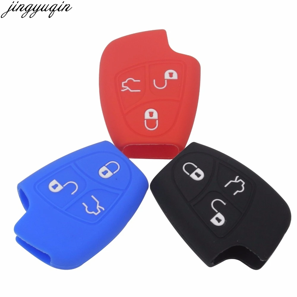 jingyuqin 3 Buttons Remote Car Key Fob Case Cover For Mercedes-Benz B C E ML S CLK CL 3B 3BT Silicone Case
jingyuqin 3 Buttons Remote Car Key Fob Case Cover For Mercedes-Benz B C E ML S CLK CL 3B 3BT Silicone Case