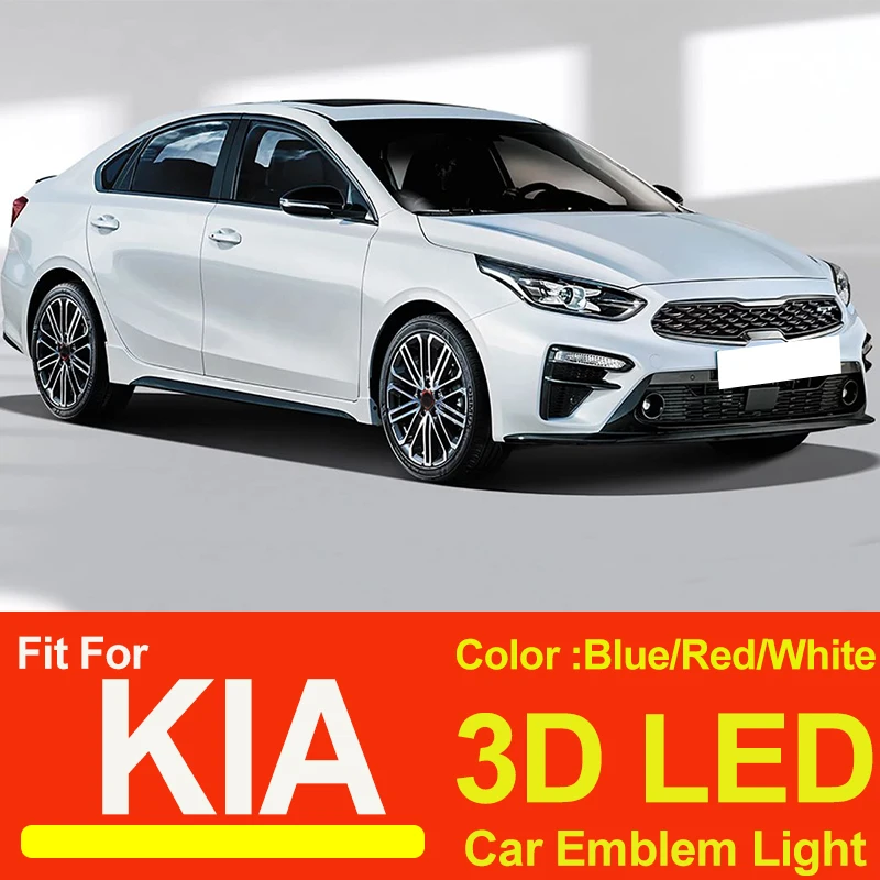 Red/White/Blue 12x6cm Car Auto Front Head Trunk Boot Emblem Light 5D LED Auto Badge Lamp Covers for K5 SORENTO SOUL Forte CERATO
Red/White/Blue 12x6cm Car Auto Front Head Trunk Boot Emblem Light 5D LED Auto Badge Lamp Covers for K5 SORENTO SOUL Forte CERATO