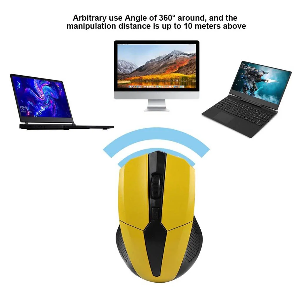 Portable 319 2.4Ghz Wireless Mouse Adjustable 1200DPI Optical Gaming Mouse Wireless Office Home Game Mice for PC Computer Laptop
Portable 319 2.4Ghz Wireless Mouse Adjustable 1200DPI Optical Gaming Mouse Wireless Office Home Game Mice for PC Computer Laptop