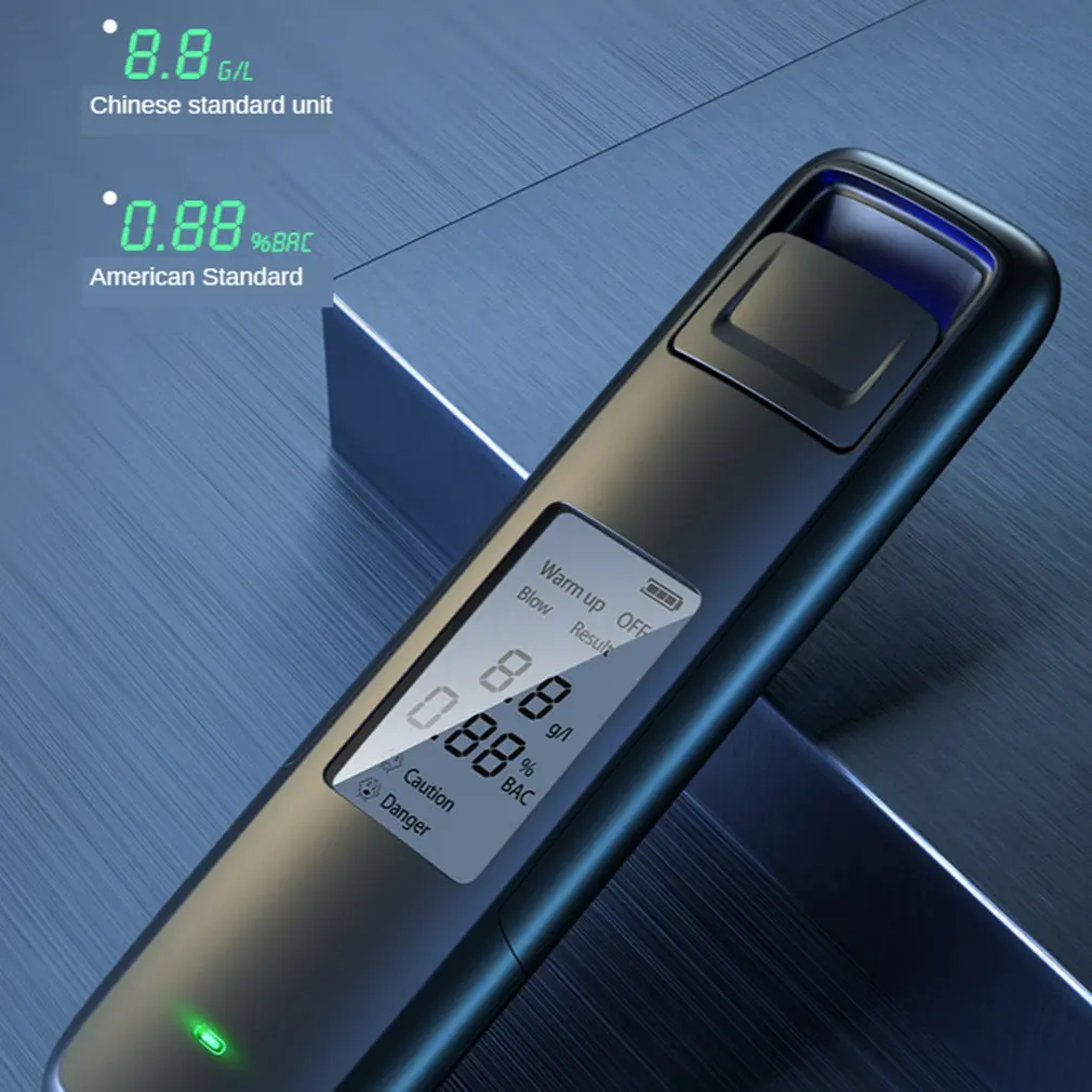 Portable Non-Contact Alcohol Breath Tester With Digital Display Screen USB Rechargeable Analyzer High Accuracy
Portable Non-Contact Alcohol Breath Tester With Digital Display Screen USB Rechargeable Analyzer High Accuracy