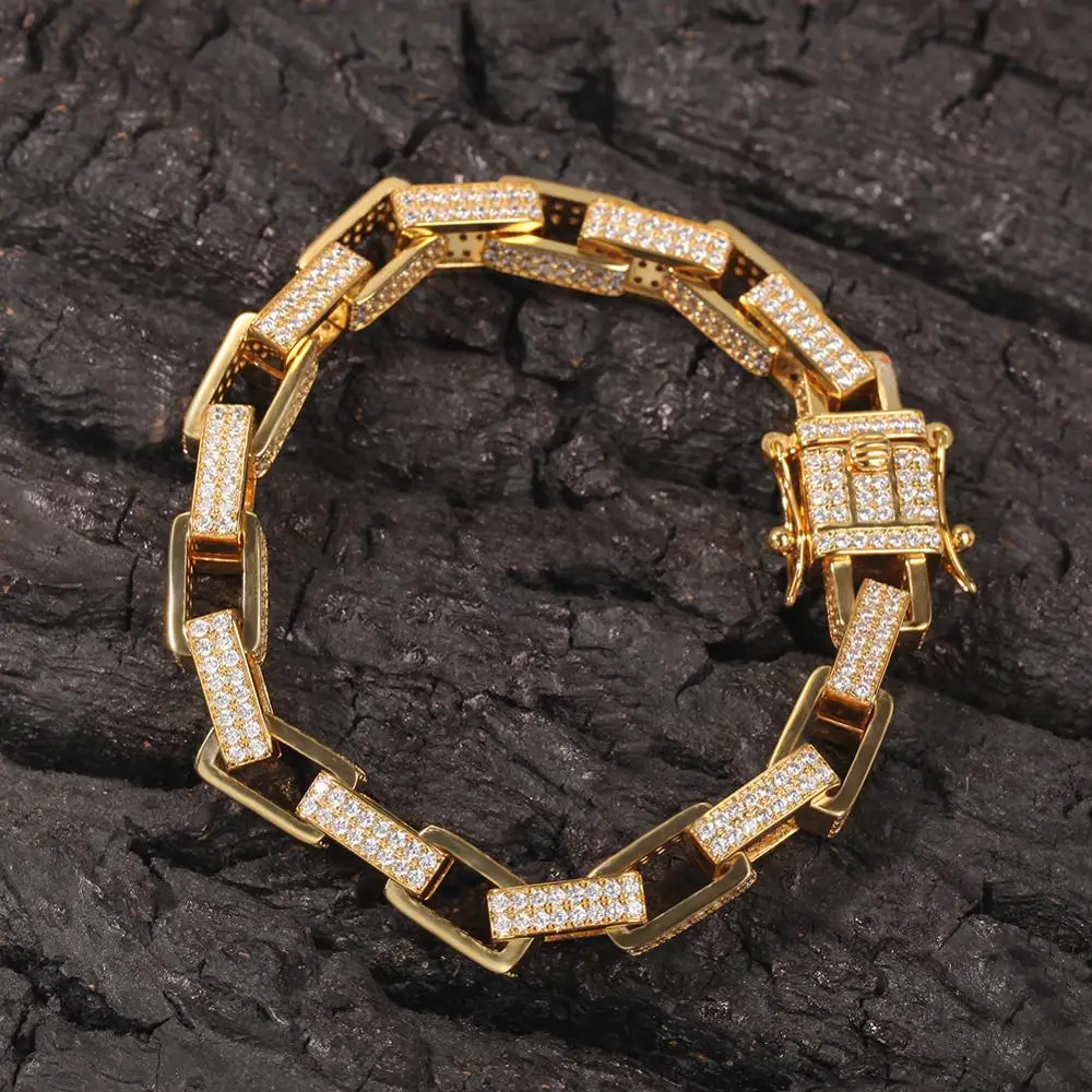 Uwin Fashion Jewelry 7mm Loop Mini Cuban Bracelet Micro Paved Cubic Zircon Cuban Bracelet Mens Women Hip Hop Jewelry
Uwin Fashion Jewelry 7mm Loop Mini Cuban Bracelet Micro Paved Cubic Zircon Cuban Bracelet Mens Women Hip Hop Jewelry