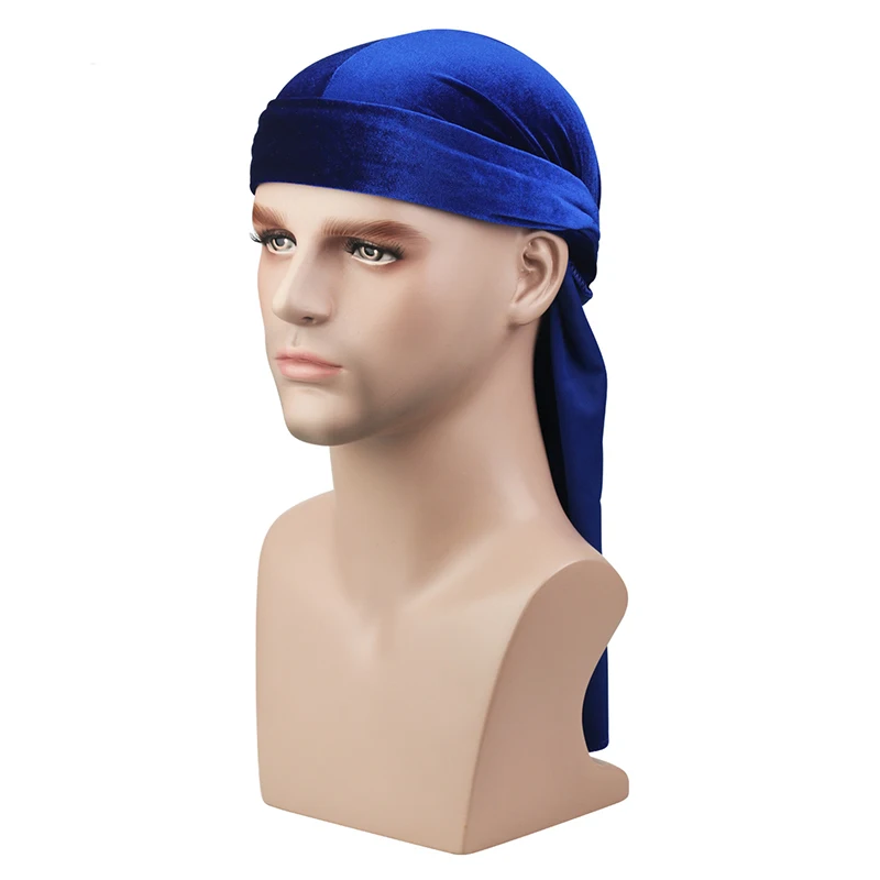 2020 New Unisex Breathable Velvet Turban Hat Durag Wigs Doo Headwrap Chemo Cap Long Tail Pirate Hat Men women Hair Accessories 
2020 New Unisex Breathable Velvet Turban Hat Durag Wigs Doo Headwrap Chemo Cap Long Tail Pirate Hat Men women Hair Accessories