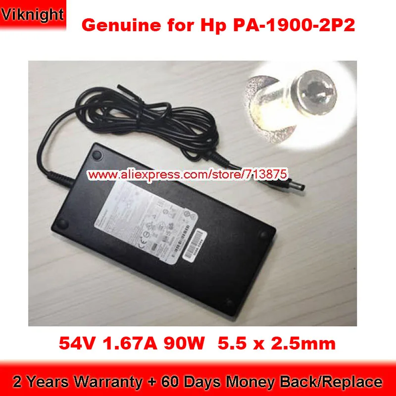 Genuine PA-1900-2P2 90W Charger 54V 1.67A AC Adapter for Hp PA2 5066-5569 Power Supply
Genuine PA-1900-2P2 90W Charger 54V 1.67A AC Adapter for Hp PA2 5066-5569 Power Supply