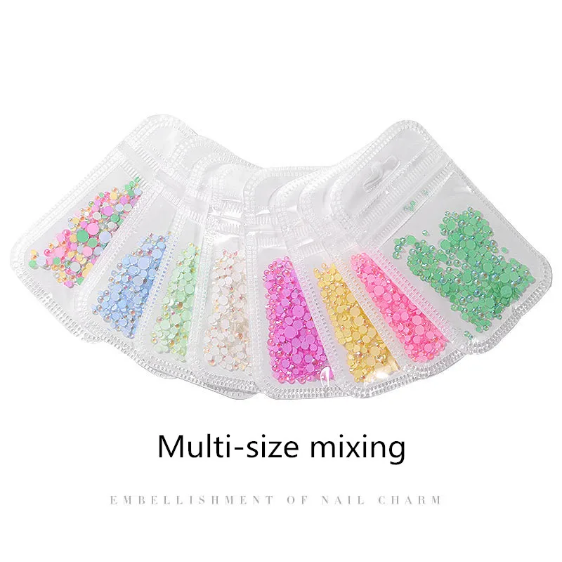 Newest Multi-size 3D Nail Art Decorations Nail Rhinestones Flatback Crystal AB Clear Nail Jewelry Round Halloween Nail Art Tools
Newest Multi-size 3D Nail Art Decorations Nail Rhinestones Flatback Crystal AB Clear Nail Jewelry Round Halloween Nail Art Tools