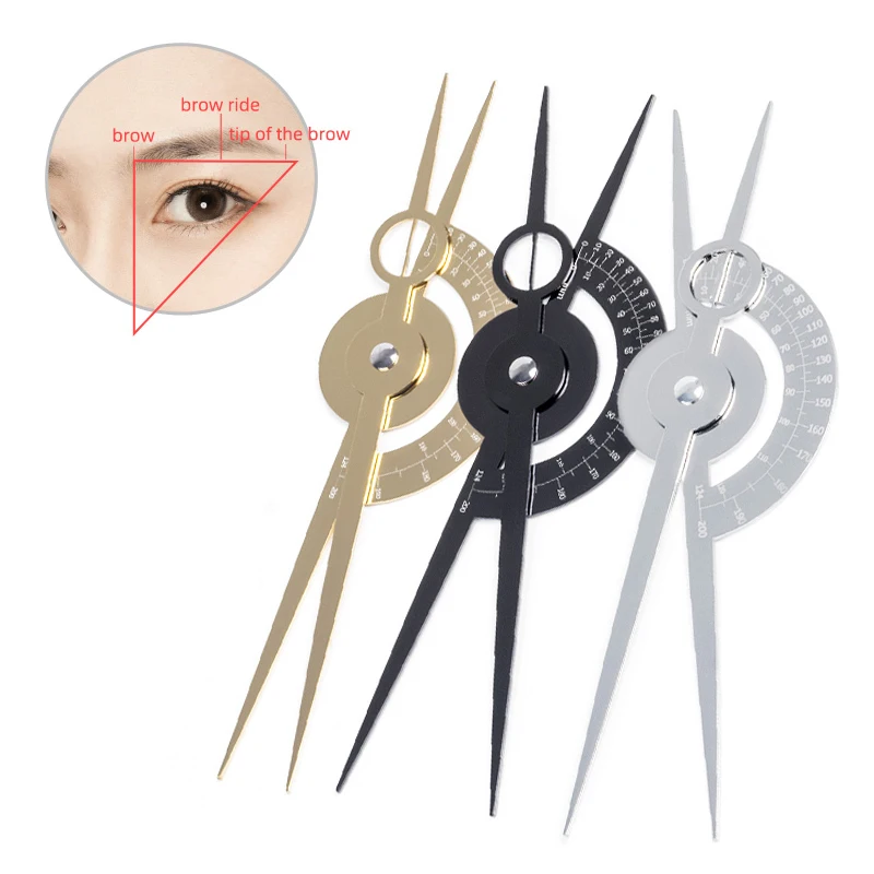 1pcs Microblading Eyebrow Golden Ratio Ruler Caliper Stainless Steel Permanent Makeup Measure Stencil Tool Accessories Supplies
1pcs Microblading Eyebrow Golden Ratio Ruler Caliper Stainless Steel Permanent Makeup Measure Stencil Tool Accessories Supplies