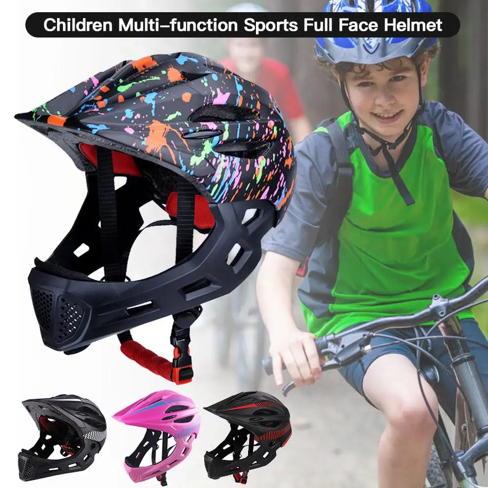 Children Multi-function Sports Full Face Helmet With Taillights For Cycling Skating Skateboard Sport Balance Electric Bike
Children Multi-function Sports Full Face Helmet With Taillights For Cycling Skating Skateboard Sport Balance Electric Bike