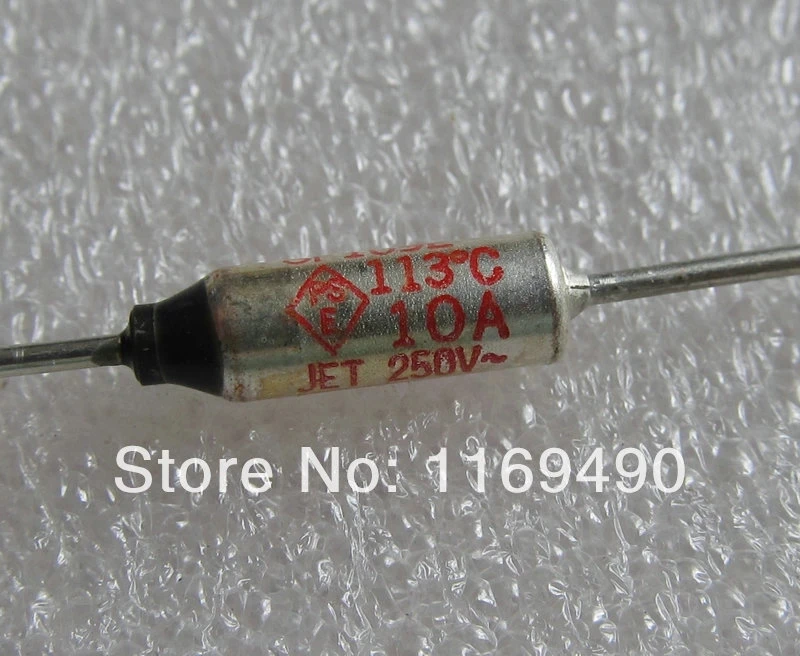 10pcs SEFUSE Thermal Cutoffs SF113E Thermal Fuse 113C TF Cutoff 10A 250V New Free shipping
10pcs SEFUSE Thermal Cutoffs SF113E Thermal Fuse 113C TF Cutoff 10A 250V New Free shipping