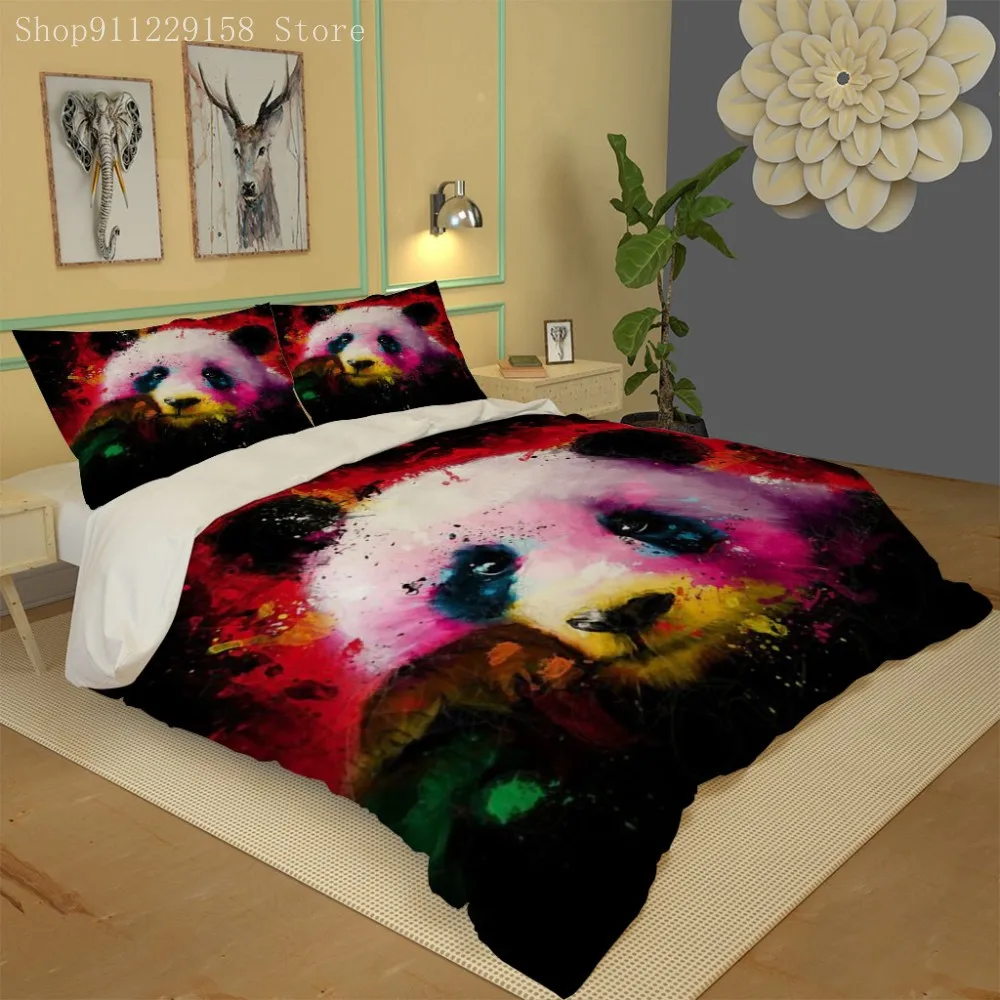 Red/Black Bedding Set Nordic Duvet Cover 260x220 220x240 King Size Quilt Cover Modern Fashion Panda Bedroom Sets No Bed Sheet
Red/Black Bedding Set Nordic Duvet Cover 260x220 220x240 King Size Quilt Cover Modern Fashion Panda Bedroom Sets No Bed Sheet