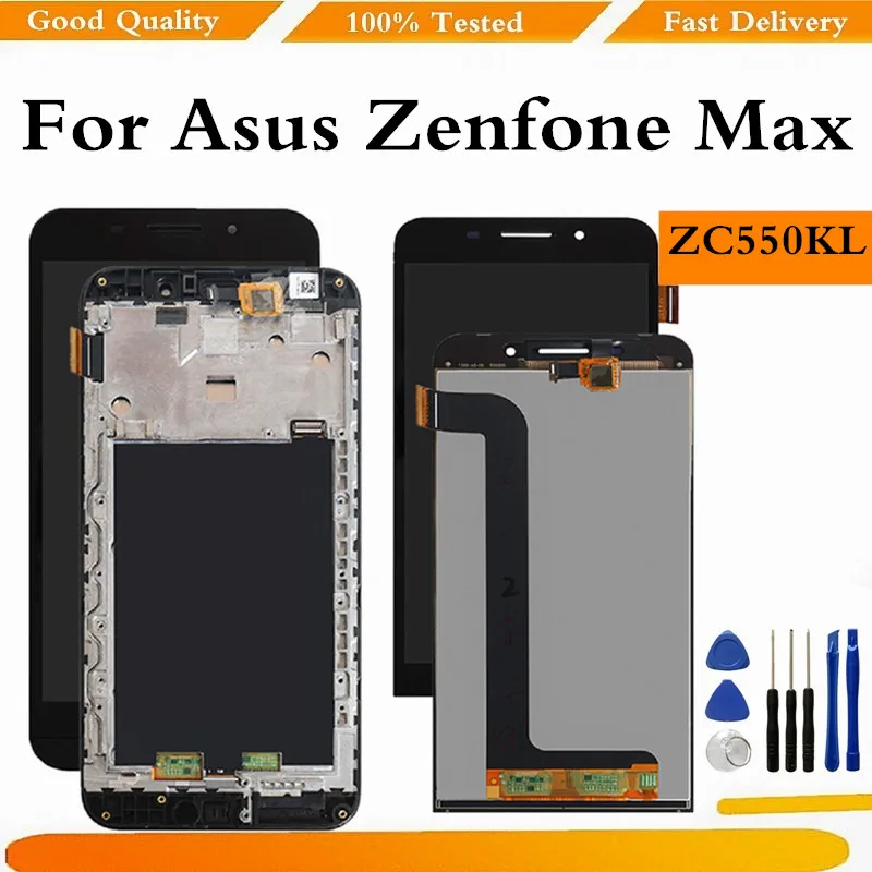 ЖК-дисплей для ASUS Zenfone MAX ZC550KL Z010D Z010DA, ЖК-дисплей, сенсорный экран, дигитайзер, сменная панель в сборе
ЖК-дисплей для ASUS Zenfone MAX ZC550KL Z010D Z010DA, ЖК-дисплей, сенсорный экран, дигитайзер, сменная панель в сборе