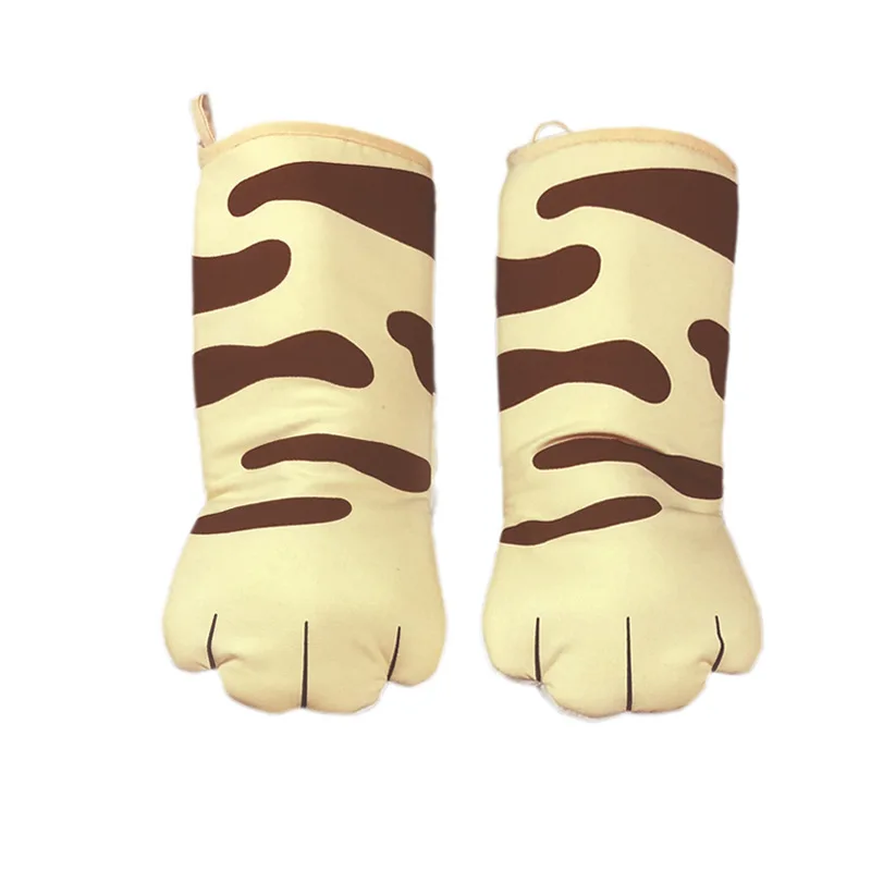 PC 3D Cartoon Cat Paws Oven Mitts Long Cotton Baking Insulation Gloves Microwave Heat Resistant Nonslip Gloves Kitchen Typical
PC 3D Cartoon Cat Paws Oven Mitts Long Cotton Baking Insulation Gloves Microwave Heat Resistant Nonslip Gloves Kitchen Typical