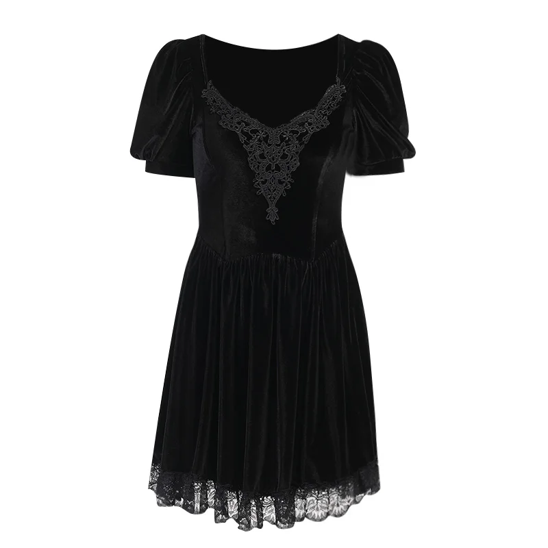 InsDoit Mall Gothic Velvet Grunge Dresses Women Punk Vintage Lace Sexy Summer Dress Y2K Harajuku Aesthetic Elegant Party Dress
InsDoit Mall Gothic Velvet Grunge Dresses Women Punk Vintage Lace Sexy Summer Dress Y2K Harajuku Aesthetic Elegant Party Dress