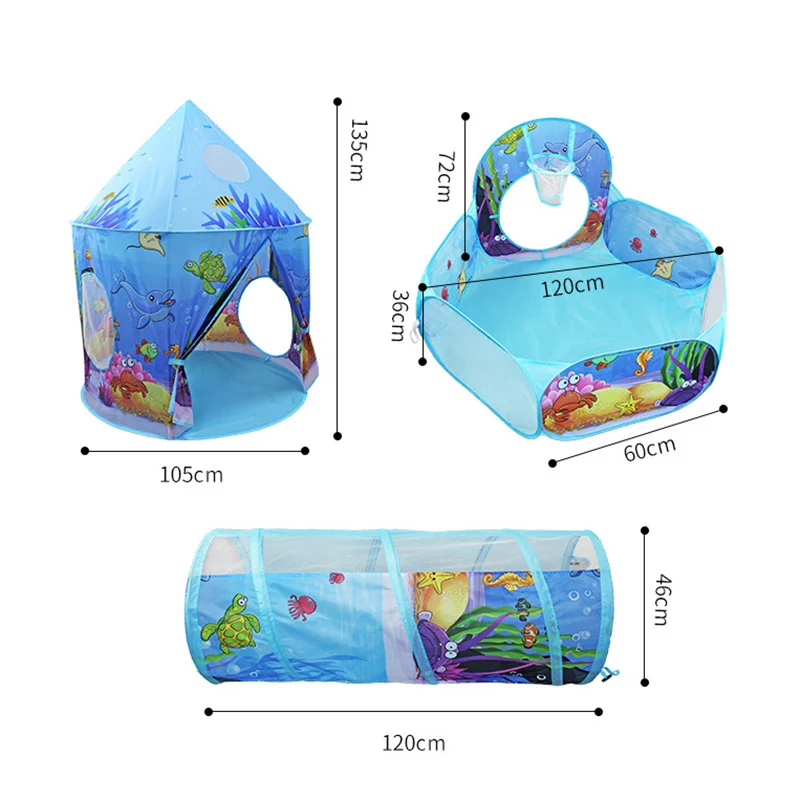 3-in-1 children's tent gambling house ocean ball pool boy girl crawling castle tunnel toy present to new portable folding
3-in-1 children's tent gambling house ocean ball pool boy girl crawling castle tunnel toy present to new portable folding