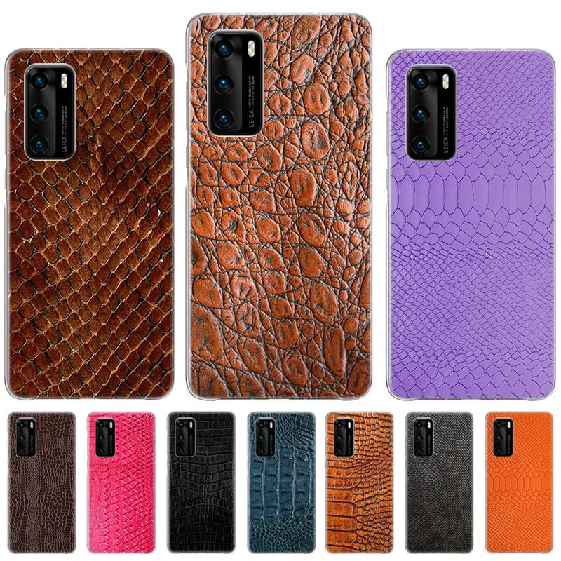 Luxury Crocodile Pattern Case For Huawei P50 P40 P30 P20 P10 lite Printing Pattern Cover For Huawei Mate 20 10 Pro Anti-fall
Luxury Crocodile Pattern Case For Huawei P50 P40 P30 P20 P10 lite Printing Pattern Cover For Huawei Mate 20 10 Pro Anti-fall