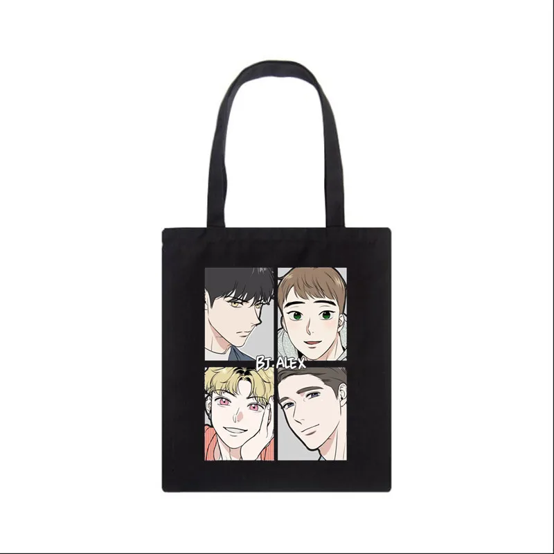 Comics Bj alex Pattern printing Bag Women Fashion Handbag Canvas Bag Tote Ladies Casual Shoulder Bag Reusable Shopping Bags
Comics Bj alex Pattern printing Bag Women Fashion Handbag Canvas Bag Tote Ladies Casual Shoulder Bag Reusable Shopping Bags
