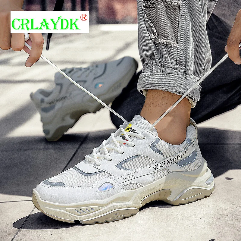 CRLAYDK Platform Breathable Walking Sneakers Casual Running Couple Shoes for Men Increasing Height Boys Sports Tênis Trainers
CRLAYDK Platform Breathable Walking Sneakers Casual Running Couple Shoes for Men Increasing Height Boys Sports Tênis Trainers