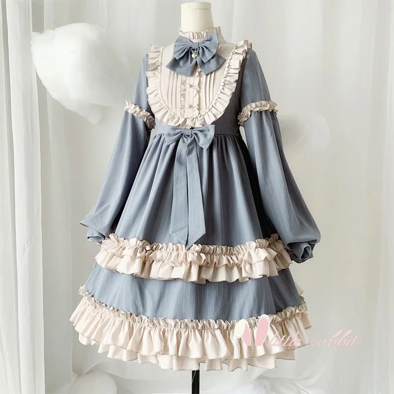 Mori Girls Lolita Dress Royal Fairy Soft Sister Princess LOLITA Dress Female Ruffles Stitching Original Cute Gown Dress
Mori Girls Lolita Dress Royal Fairy Soft Sister Princess LOLITA Dress Female Ruffles Stitching Original Cute Gown Dress