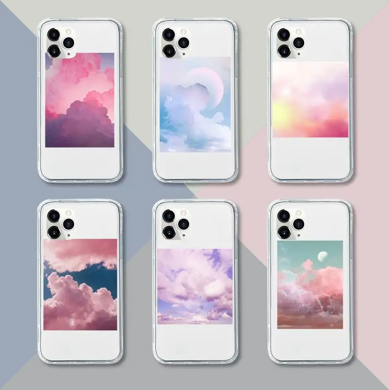 Sweet sky pink Cloud Great art printing Phone Case Transparent For iPhone 13 12 11 pro mini XS XR X max 5 6 s 7 8 plus Soft bags
Sweet sky pink Cloud Great art printing Phone Case Transparent For iPhone 13 12 11 pro mini XS XR X max 5 6 s 7 8 plus Soft bags